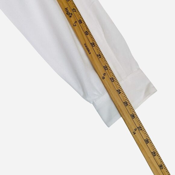 Madewell Alexa Chung White Shirt L Button-Up Pockets Sexy Glam Minimalist Preppy - Picture 9 of 9